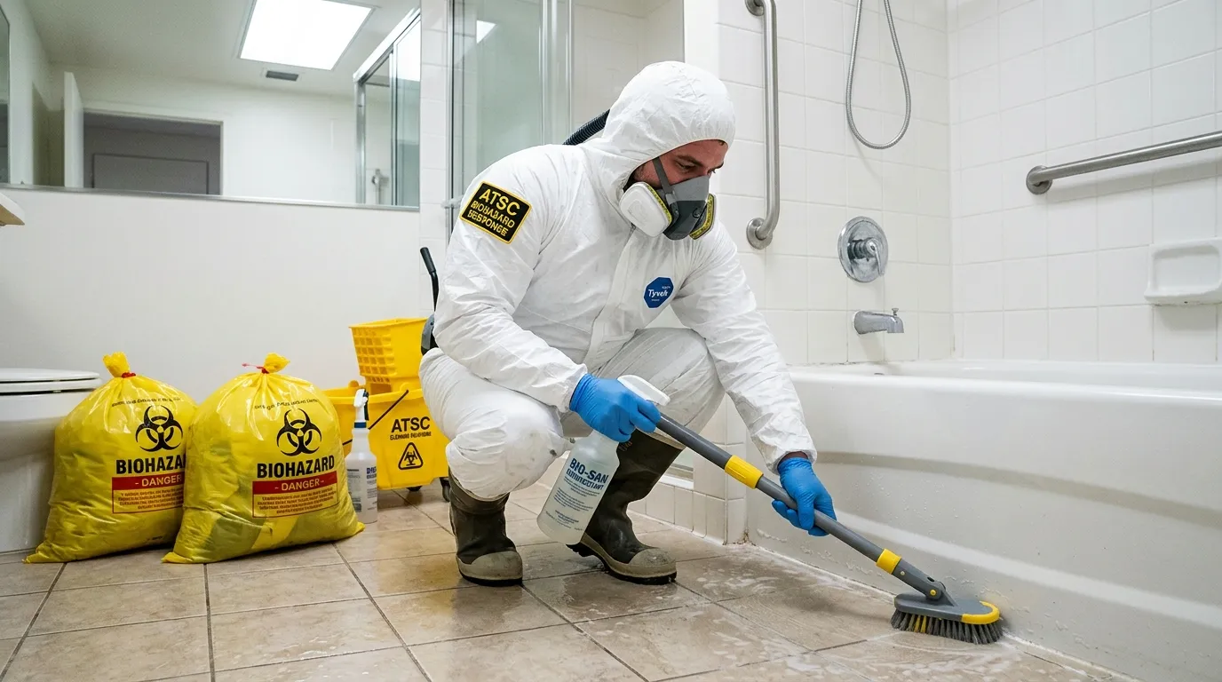 Decontamination equipment deployed for Blood Cleanup in Richmond Heights